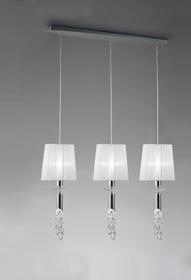 Tiffany Polished Chrome-White Crystal Ceiling Lights Mantra Linear Crystal Fittings Tiffany Polished Chrome-White Crystal Ceiling Lights Mantra Linear Crystal Fittings